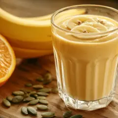 Batido de naranja y plátano: receta fácil y beneficios sorprendentes