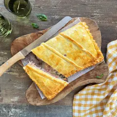 Receta fácil de empanada jamón y queso que no podrás resistir