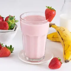 Batido de fresa y plátano: la receta fácil que encanta a todos