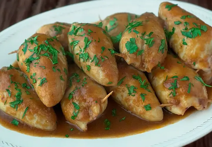 Receta irresistible de calamares rellenos de gambas que sorprenderán