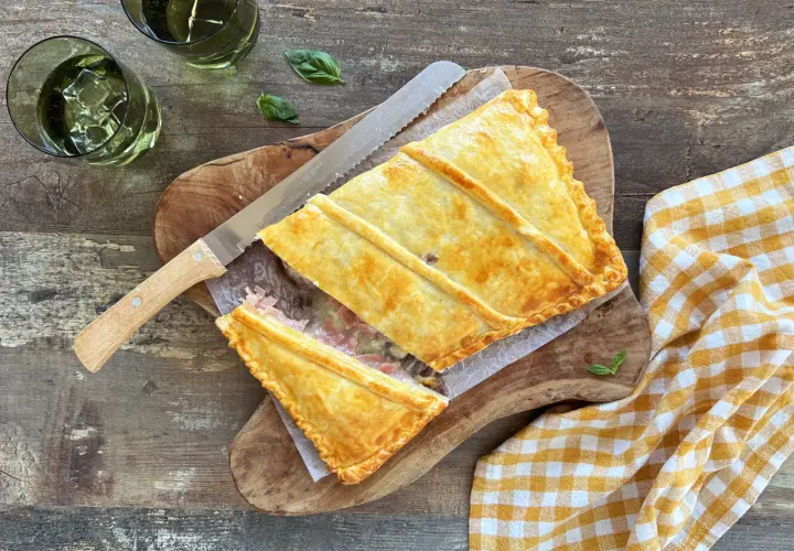 Receta fácil de empanada jamón y queso que no podrás resistir