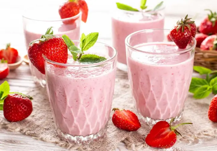 Cómo hacer batido de fresa delicioso y saludable en minutos