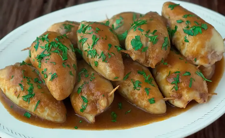 Receta irresistible de calamares rellenos de gambas que sorprenderán
