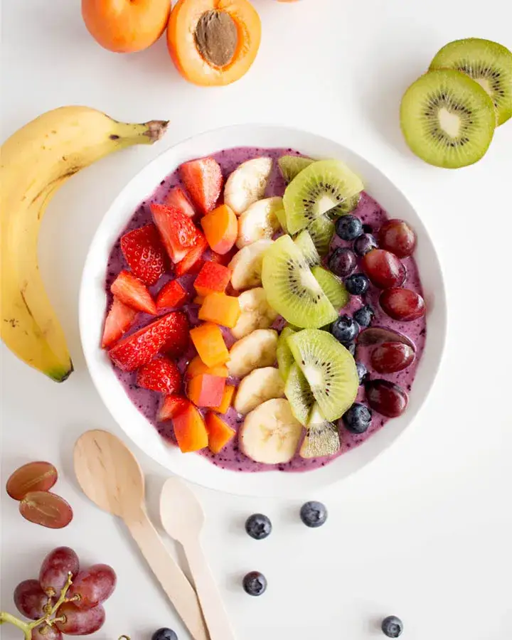 Zdjęcie Batido de frutos rojos congelados: receta fácil y nutritiva para ti